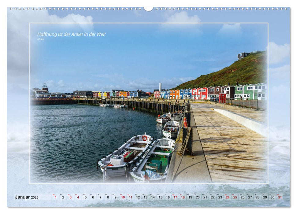 Insel Gedanken (CALVENDO Premium Wandkalender 2026)