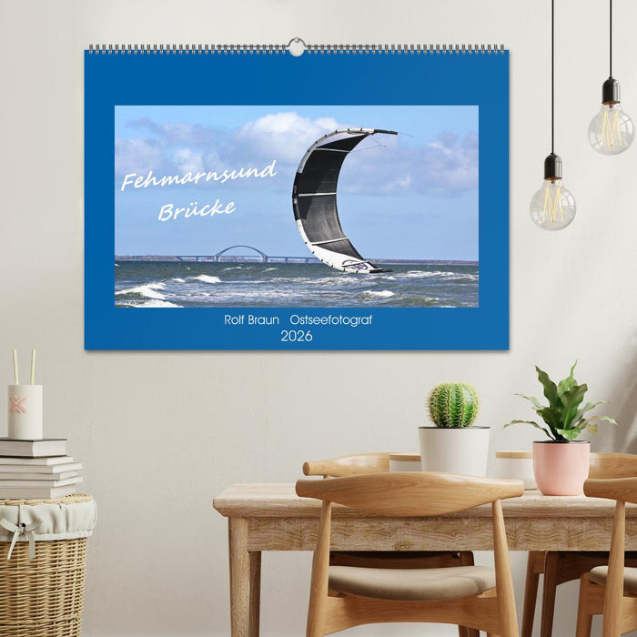 Fehmarnsund Brücke (CALVENDO Wandkalender 2026)