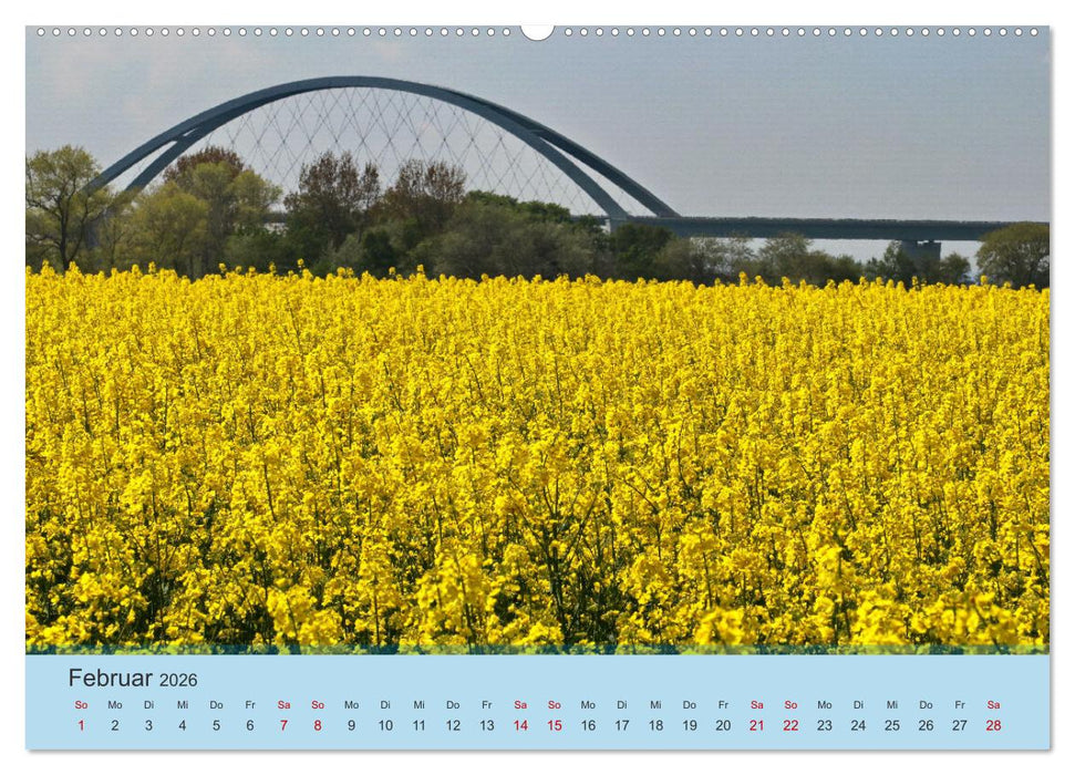 Fehmarnsund Brücke (CALVENDO Wandkalender 2026)