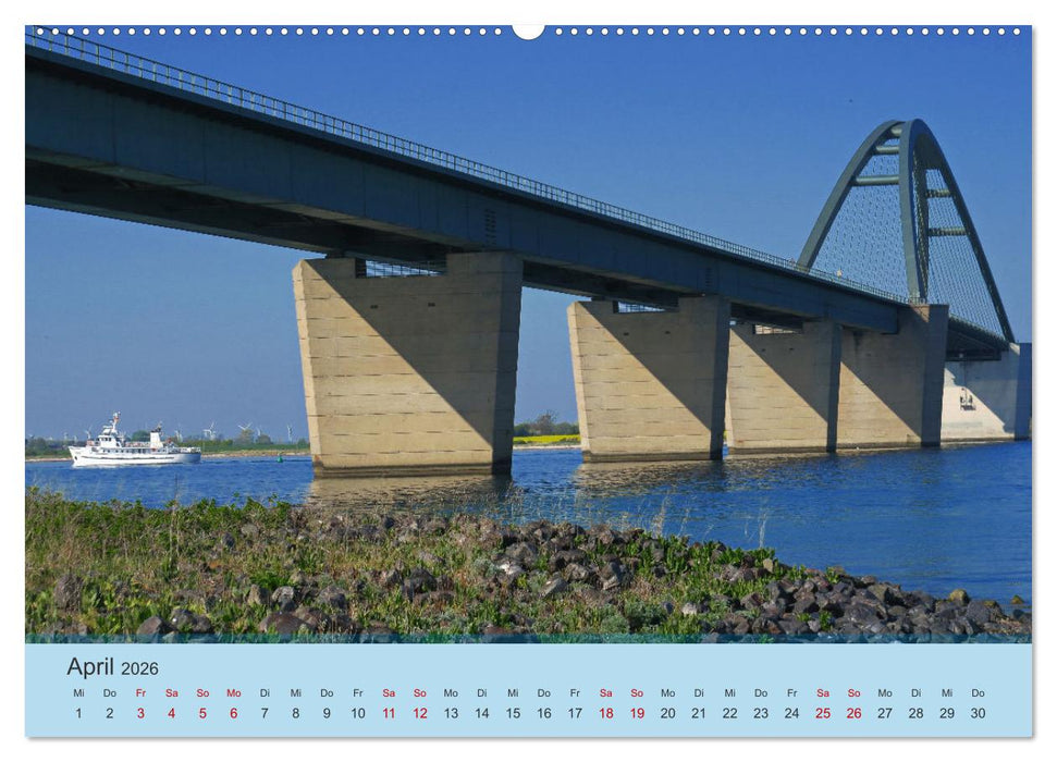 Fehmarnsund Brücke (CALVENDO Wandkalender 2026)