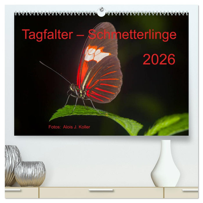 Tagfalter Schmetterlinge (CALVENDO Premium Wandkalender 2026)