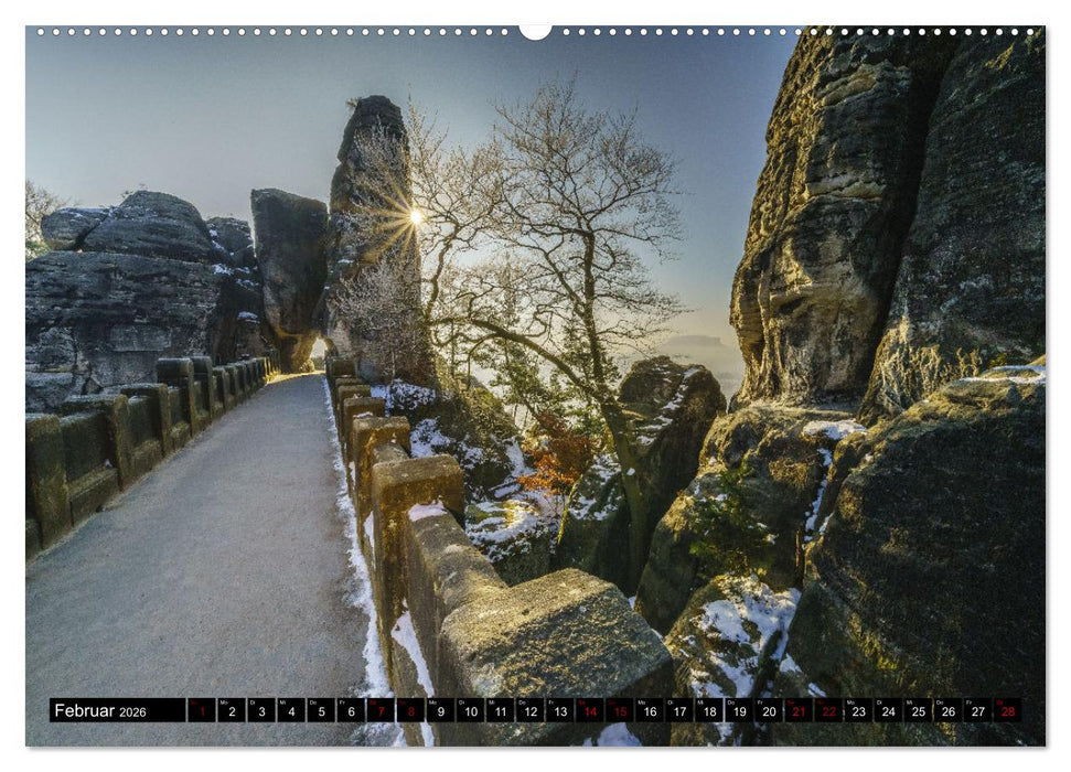 Sächsische Elbtalblicke (CALVENDO Premium Wandkalender 2026)