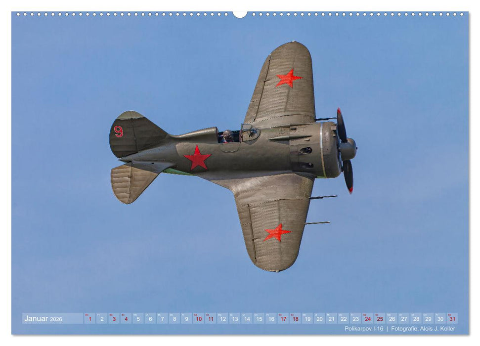 Classic Airplanes (CALVENDO Premium Wandkalender 2026)