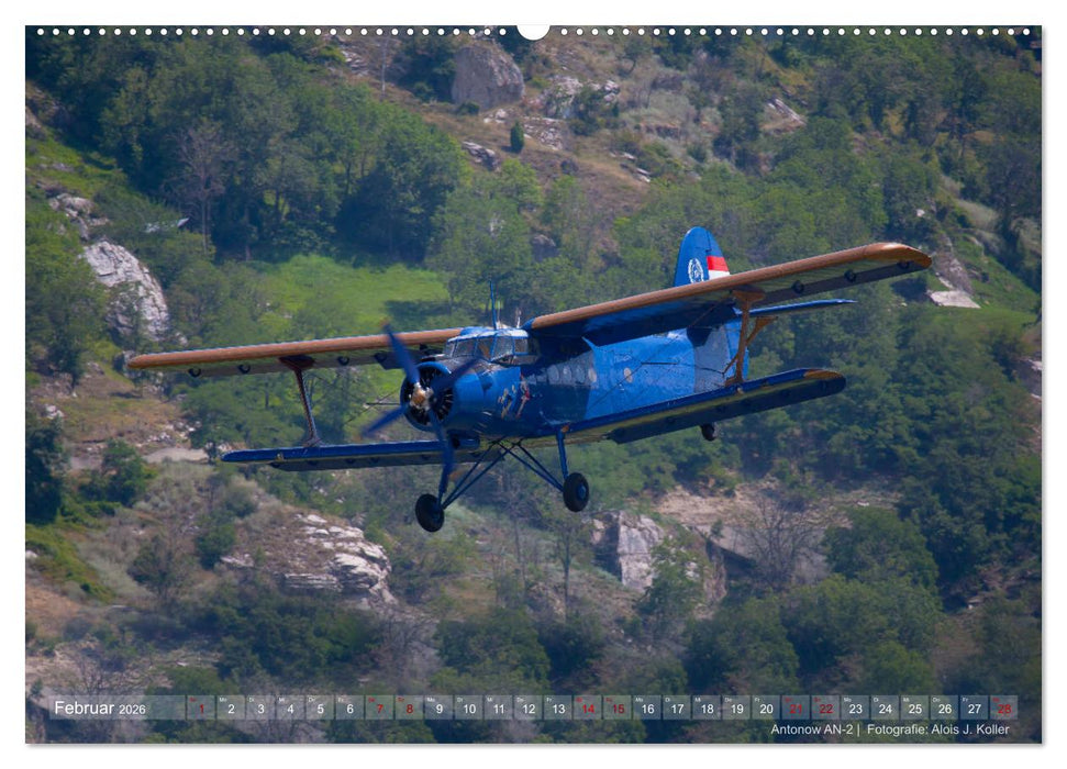 Classic Airplanes (CALVENDO Premium Wandkalender 2026)