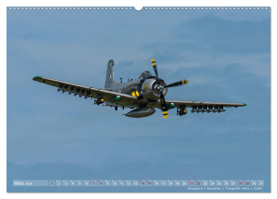 Classic Airplanes (CALVENDO Premium Wandkalender 2026)