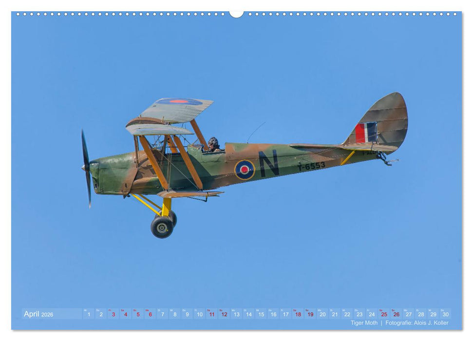 Classic Airplanes (CALVENDO Premium Wandkalender 2026)