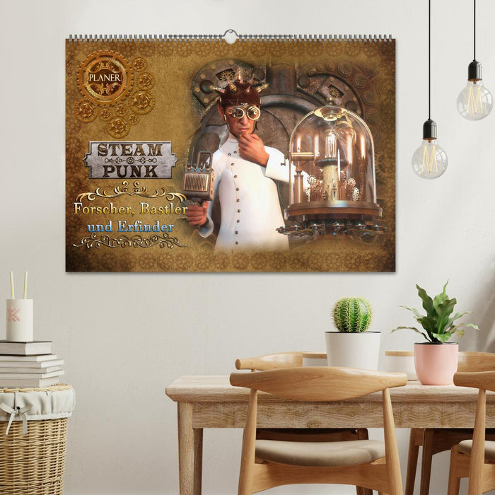 Steampunk - Forscher, Bastler und Erfinder (CALVENDO Wandkalender 2026)