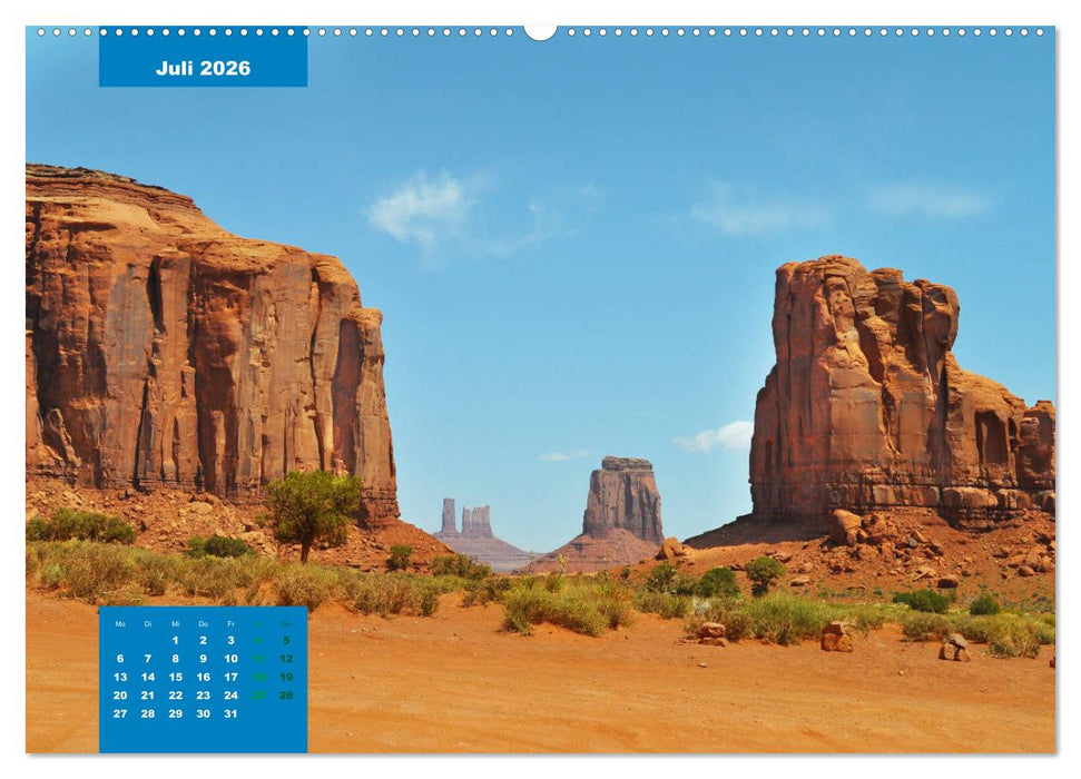 Erlebe mit mir das gewaltige Monument Valley (CALVENDO Premium Wandkalender 2026)
