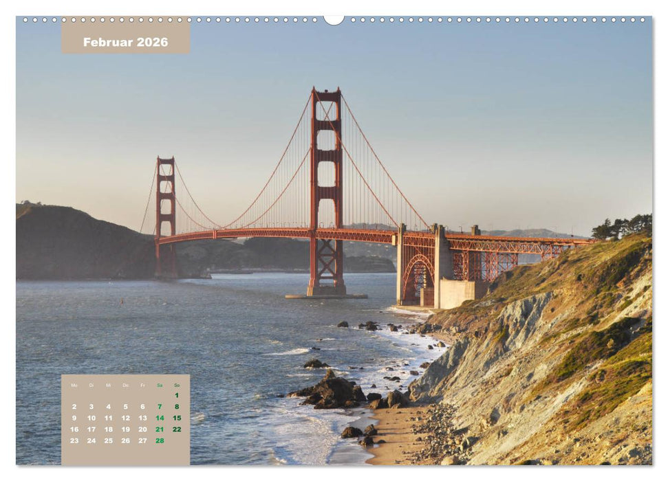 Erlebe mit mir den Westen der USA (CALVENDO Premium Wandkalender 2026)