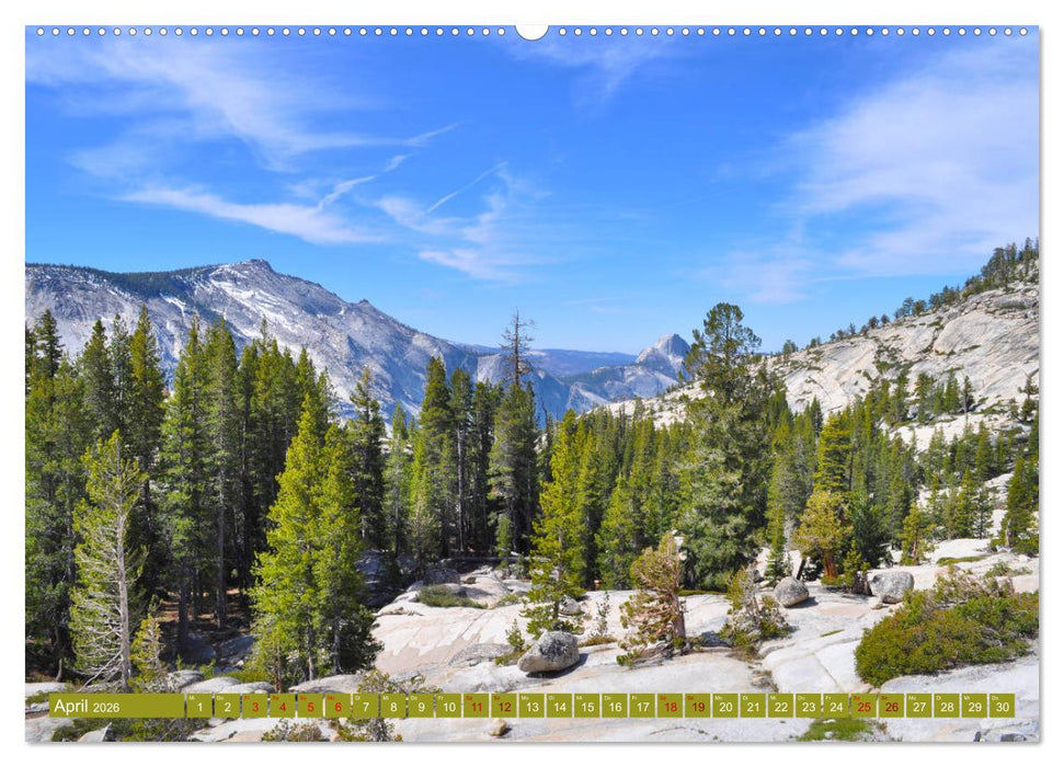 Erlebe mit mir die Landschaft des Yosemite Nationalpark (CALVENDO Premium Wandkalender 2026)
