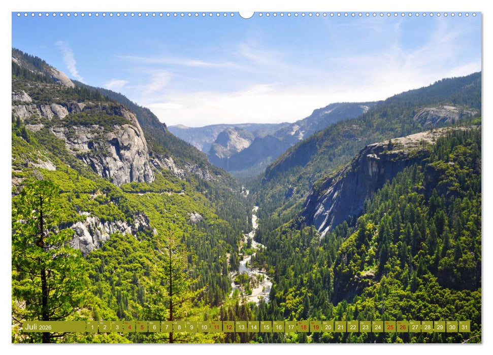 Erlebe mit mir die Landschaft des Yosemite Nationalpark (CALVENDO Premium Wandkalender 2026)