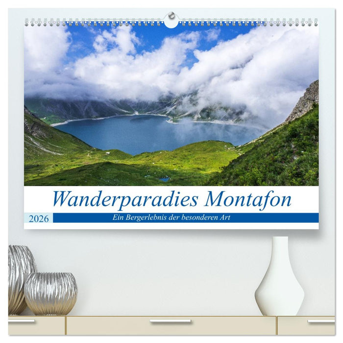 Wanderparadies Montafon (CALVENDO Premium Wandkalender 2026)