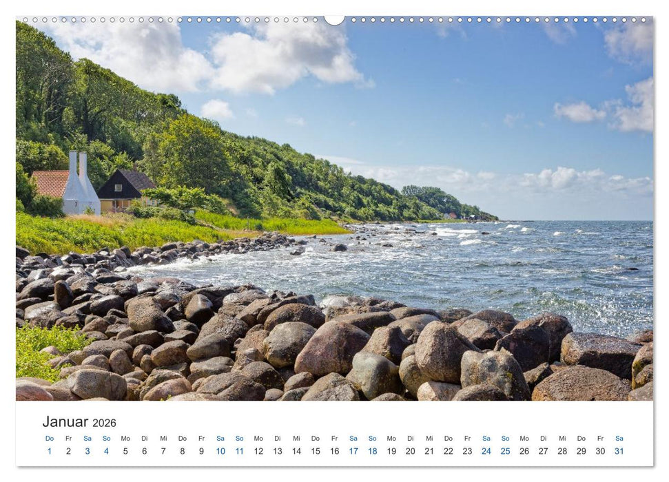 Bornholm - die Küsten der Ostseeinsel (CALVENDO Premium Wandkalender 2026)