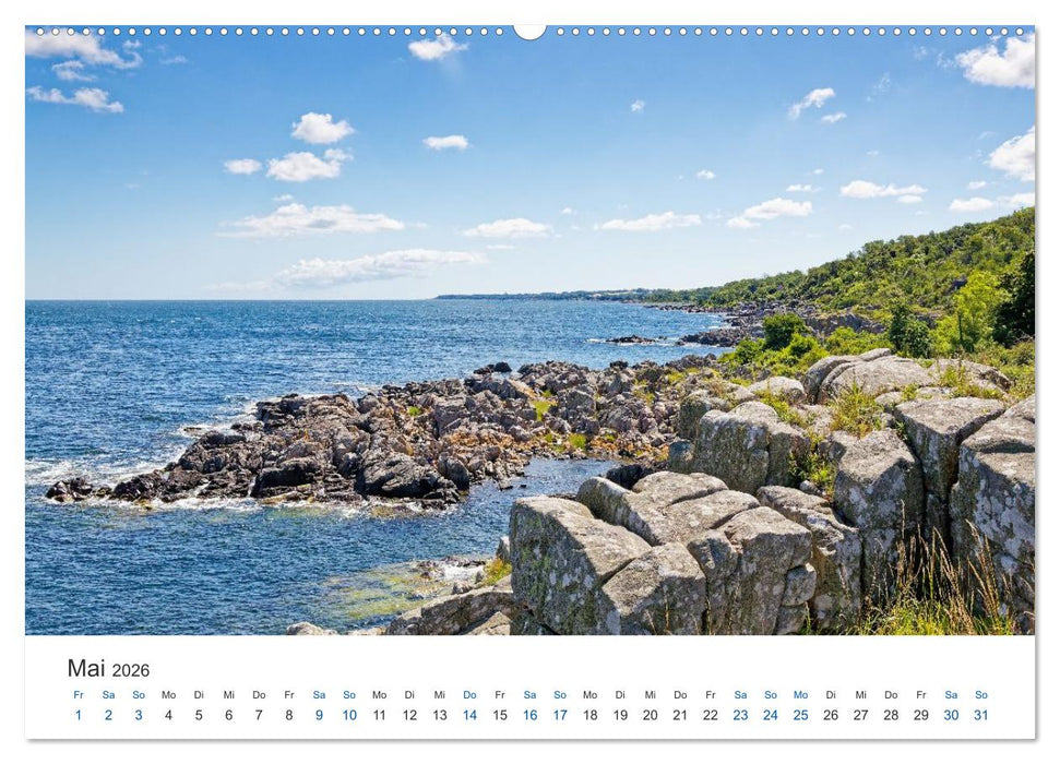 Bornholm - die Küsten der Ostseeinsel (CALVENDO Premium Wandkalender 2026)