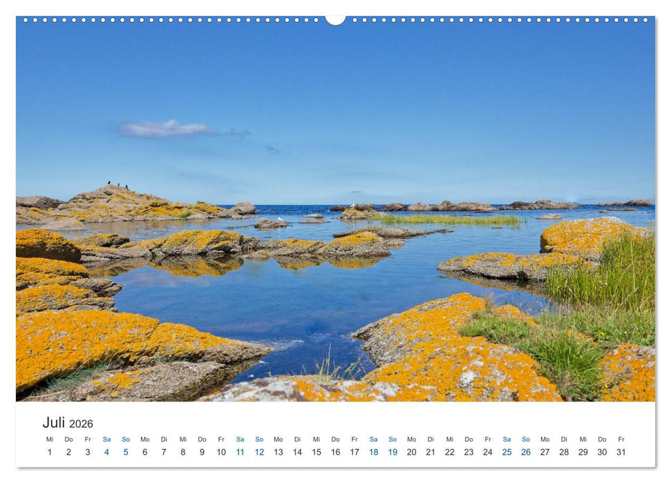 Bornholm - die Küsten der Ostseeinsel (CALVENDO Premium Wandkalender 2026)
