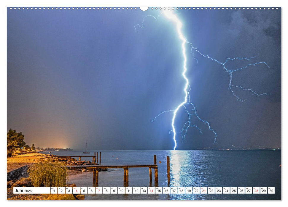 Gewitter in den Alpen (CALVENDO Premium Wandkalender 2026)