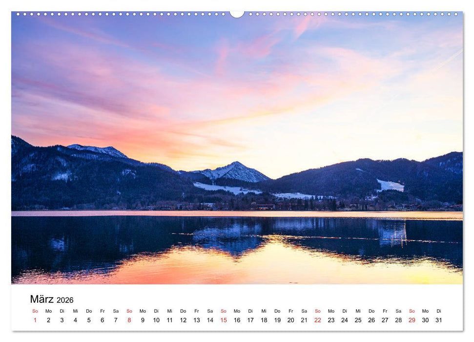Tegernseer Momente (CALVENDO Premium Wandkalender 2026)