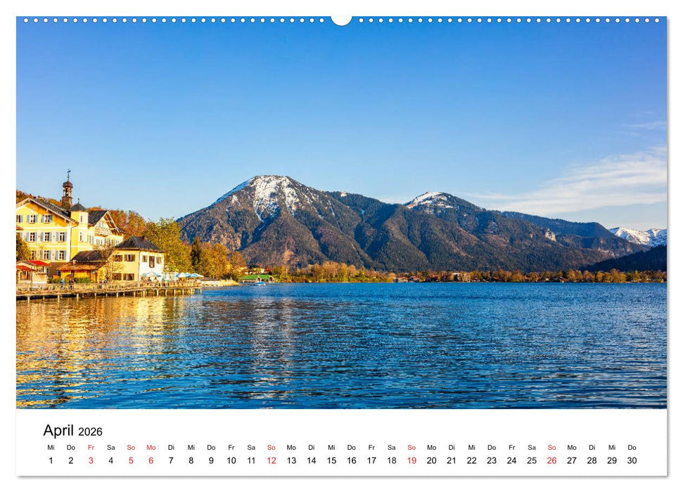 Tegernseer Momente (CALVENDO Premium Wandkalender 2026)
