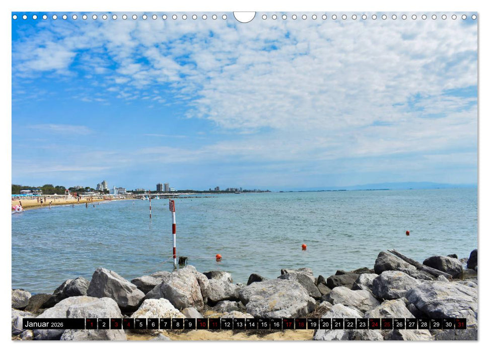 Lignano - Sonne, Strand und Meer (CALVENDO Wandkalender 2026)