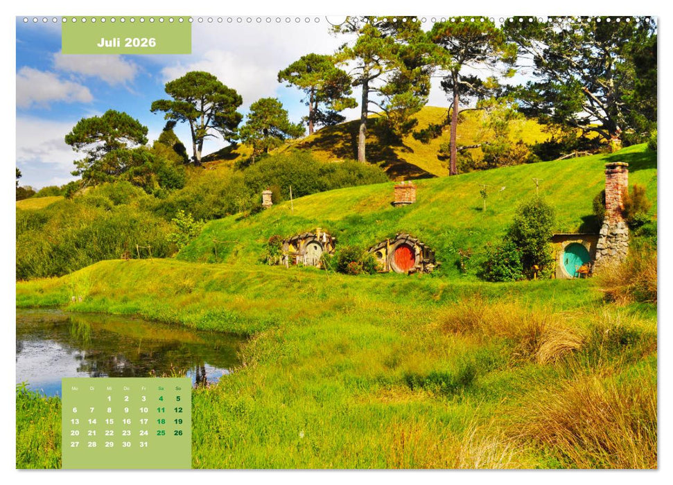 Erlebe mit mir die Höhepunkte von Neuseeland (CALVENDO Premium Wandkalender 2026)