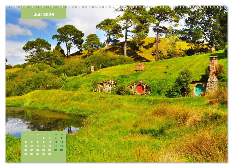Erlebe mit mir das spektakuläre Neuseeland (CALVENDO Premium Wandkalender 2026)