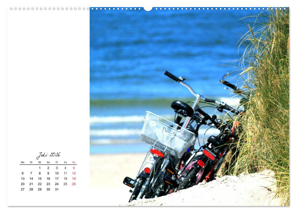 Fahrradtour. Radle dich frei und gesund! (CALVENDO Premium Wandkalender 2026)
