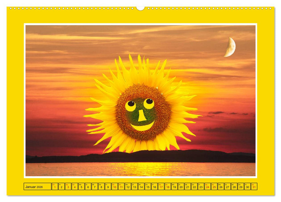 Lächeln in Landschaften (CALVENDO Premium Wandkalender 2026)