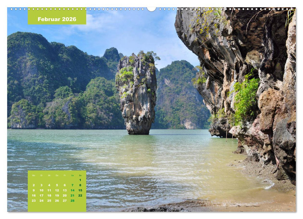 Erlebe mit mir Thailand der Süden (CALVENDO Premium Wandkalender 2026)