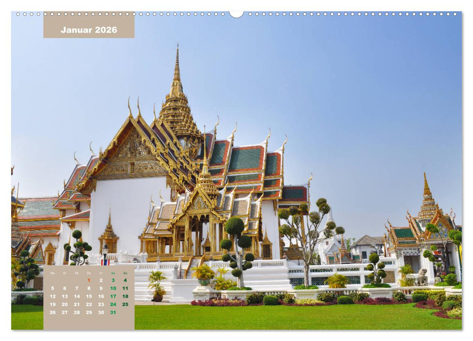 Erlebe mit mir das Land des Lächelns Thailand (CALVENDO Premium Wandkalender 2026)