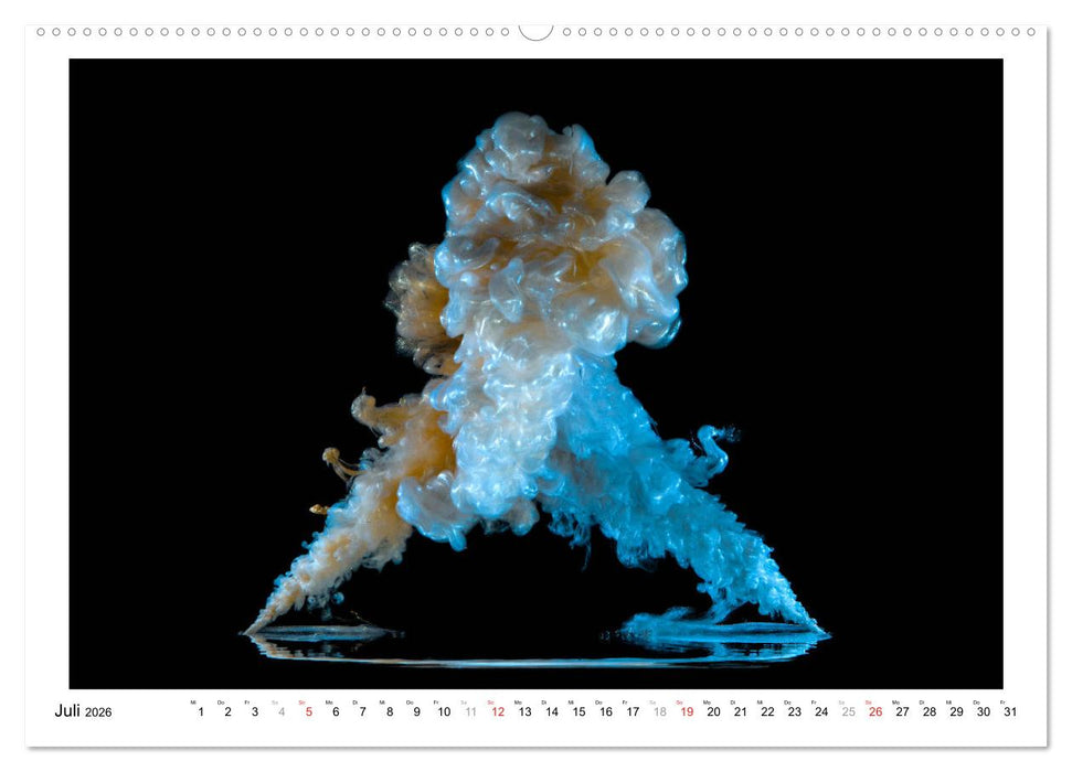 Farbexplosionen (CALVENDO Premium Wandkalender 2026)