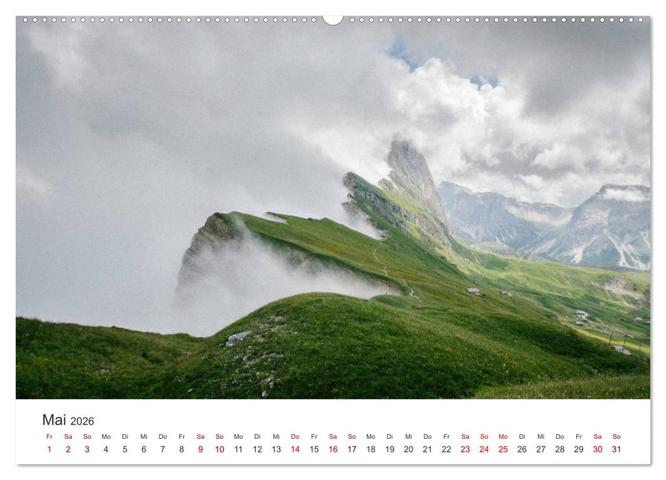 Südtirol - Das nördliche Italien. (CALVENDO Premium Wandkalender 2026)