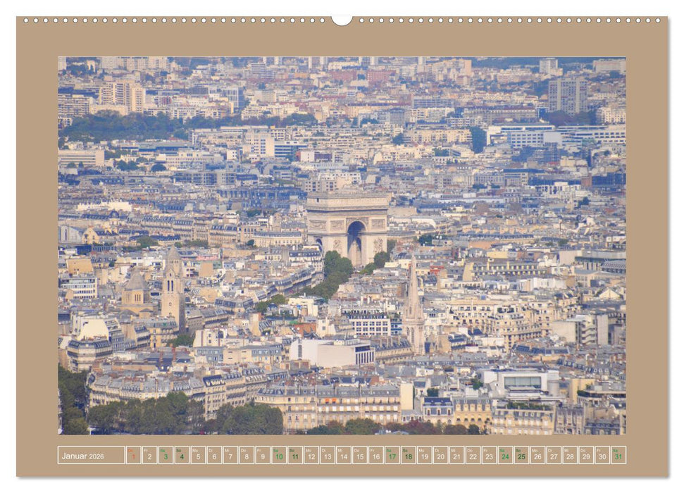 Erlebe mit mir die Dächer von Paris (CALVENDO Premium Wandkalender 2026)