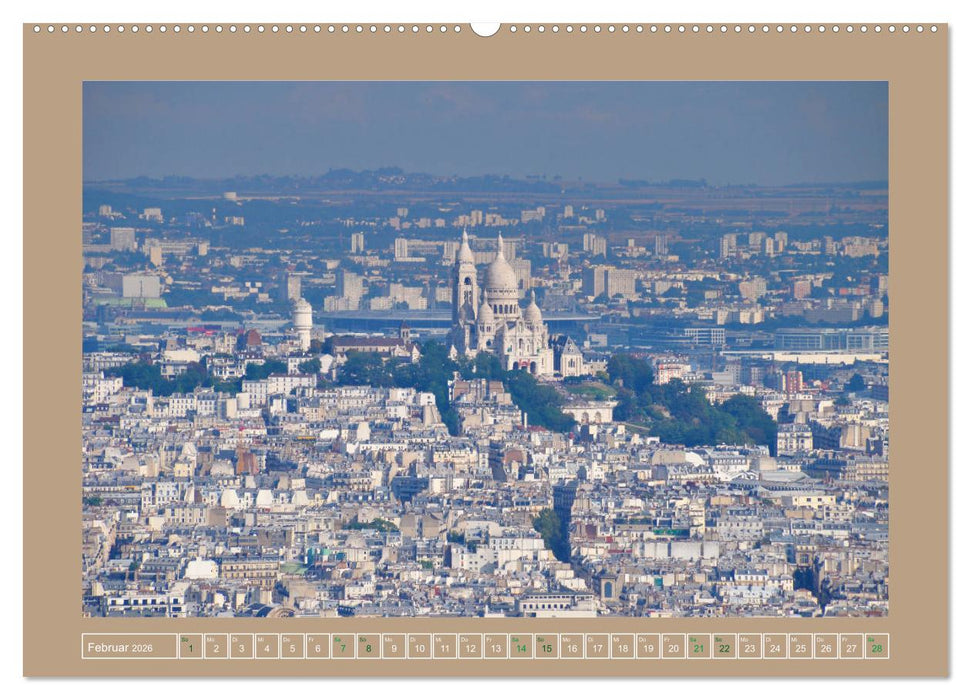 Erlebe mit mir die Dächer von Paris (CALVENDO Premium Wandkalender 2026)