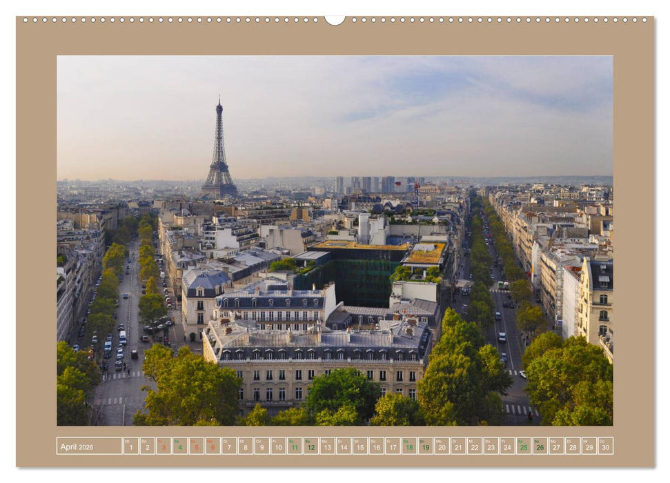 Erlebe mit mir die Dächer von Paris (CALVENDO Premium Wandkalender 2026)