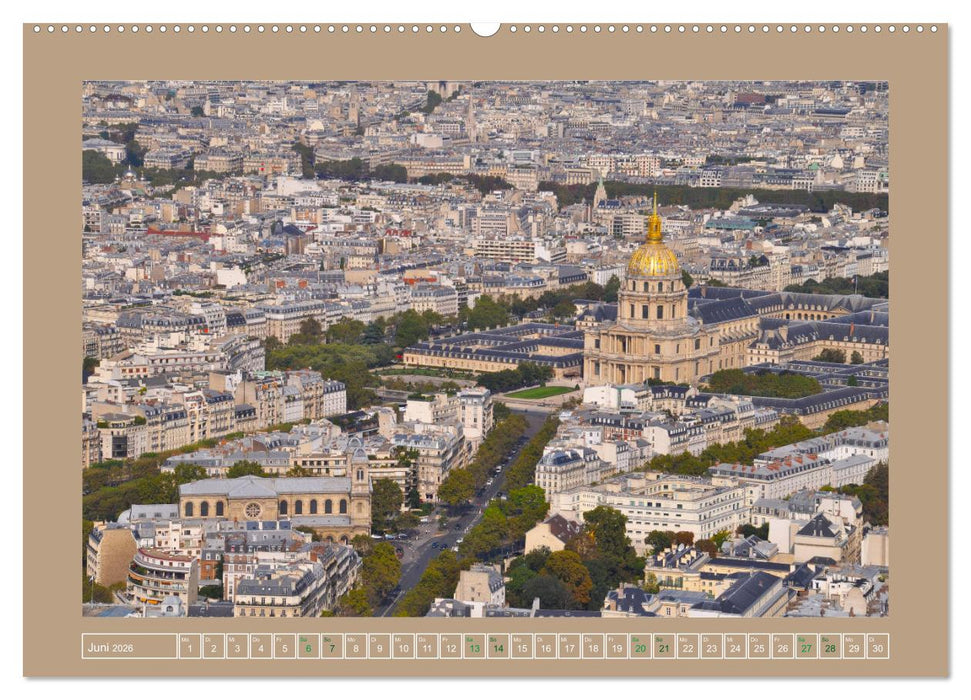 Erlebe mit mir die Dächer von Paris (CALVENDO Premium Wandkalender 2026)