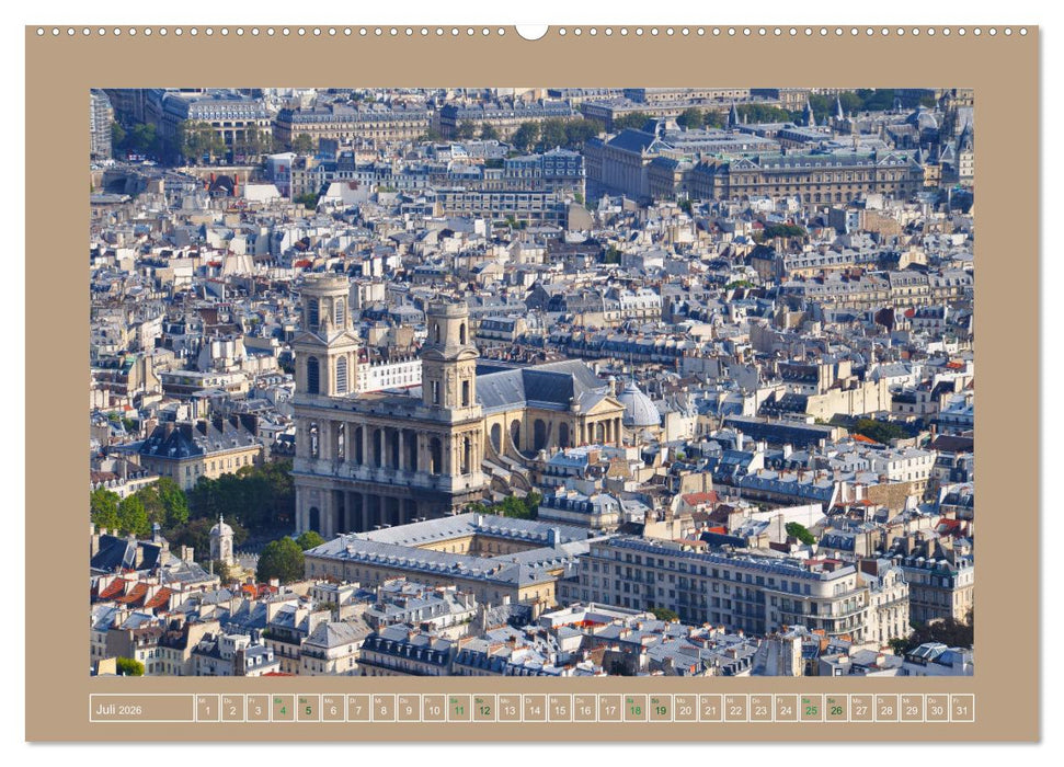 Erlebe mit mir die Dächer von Paris (CALVENDO Premium Wandkalender 2026)