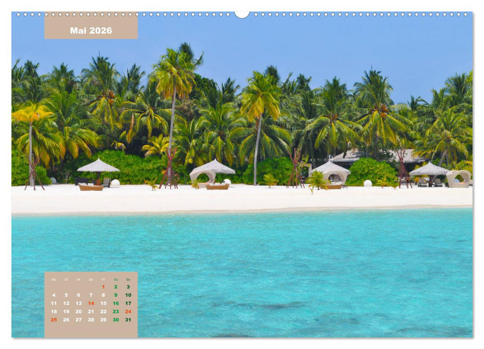 Erlebe mit mir die Ruhe der Malediven (CALVENDO Premium Wandkalender 2026)