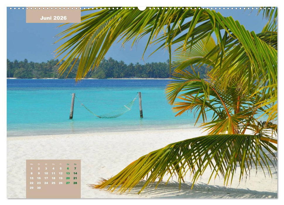 Erlebe mit mir die Ruhe der Malediven (CALVENDO Premium Wandkalender 2026)