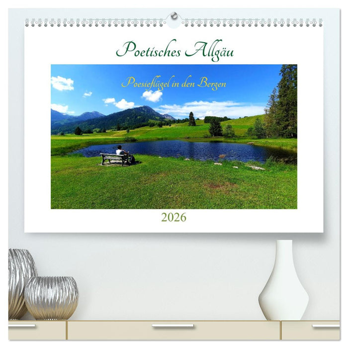 Poetisches Allgäu (CALVENDO Premium Wandkalender 2026)
