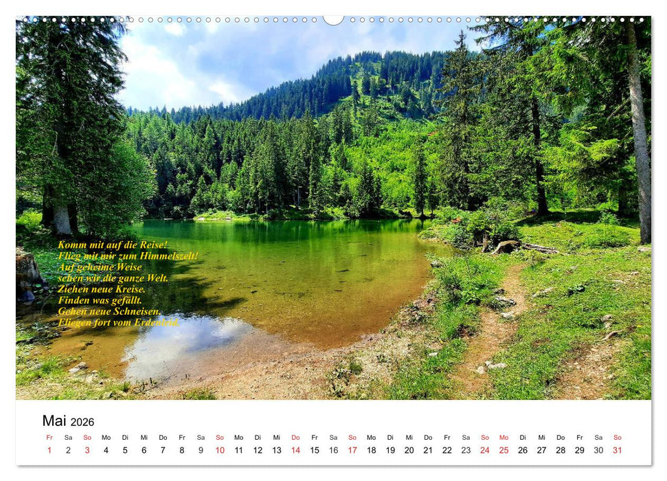 Poetisches Allgäu (CALVENDO Premium Wandkalender 2026)