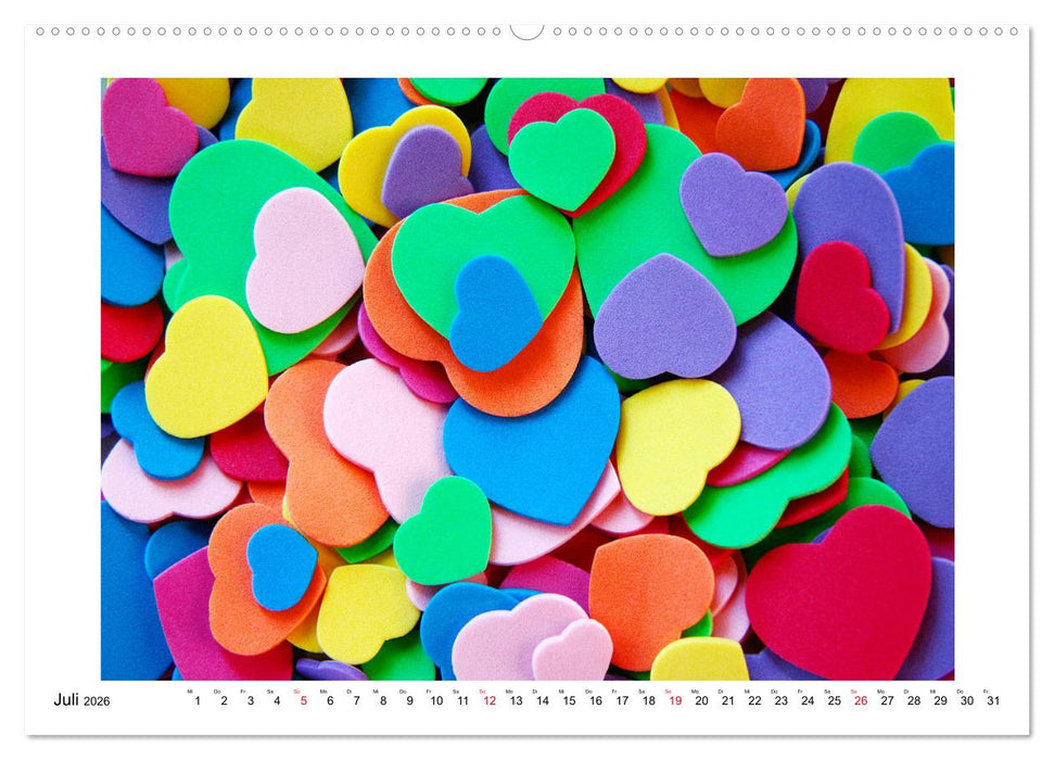 Herzensfreude (CALVENDO Premium Wandkalender 2026)
