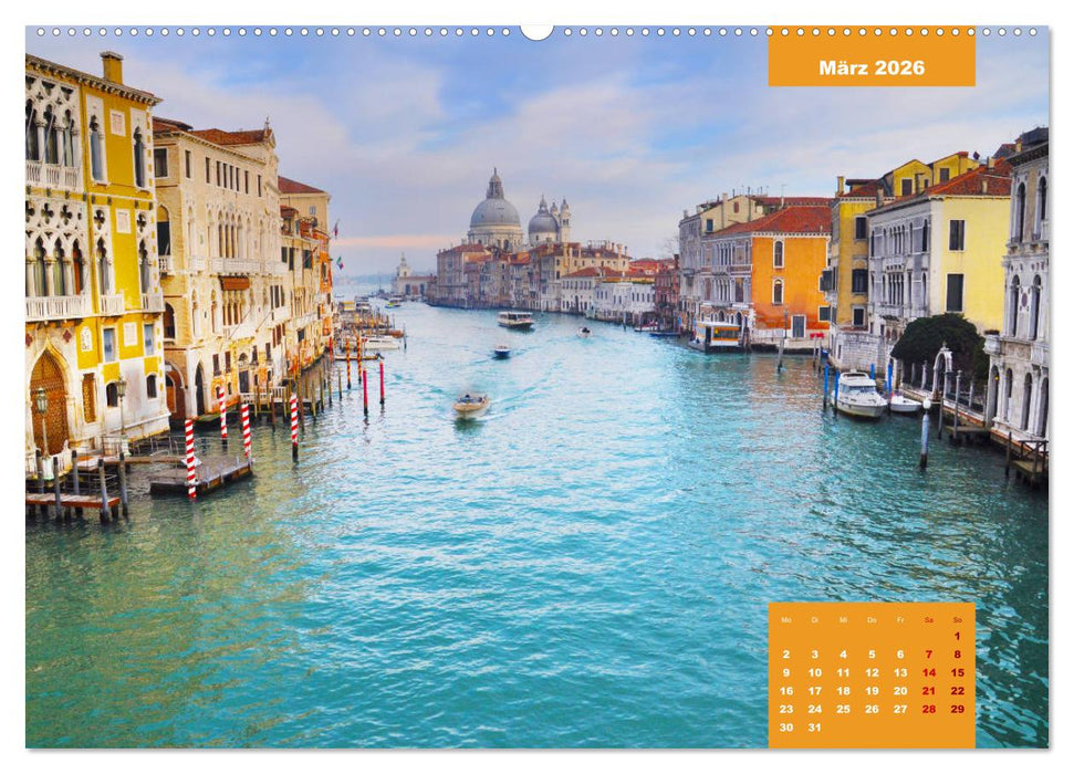 Erlebe mit mir die Lagunenstadt Venedig (CALVENDO Premium Wandkalender 2026)