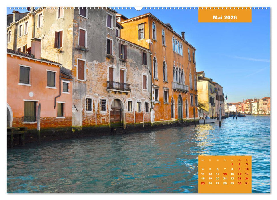 Erlebe mit mir die Lagunenstadt Venedig (CALVENDO Premium Wandkalender 2026)