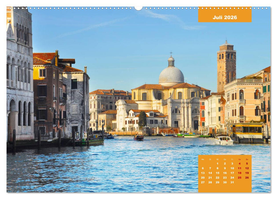 Erlebe mit mir die Lagunenstadt Venedig (CALVENDO Premium Wandkalender 2026)