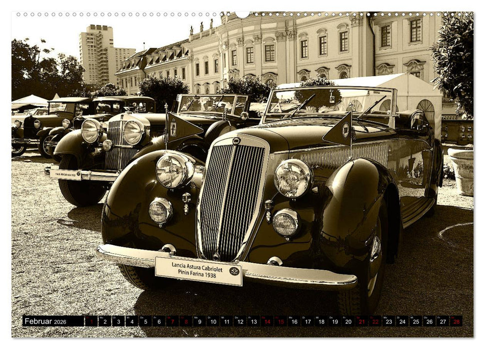Klassische Automobile (CALVENDO Premium Wandkalender 2026)