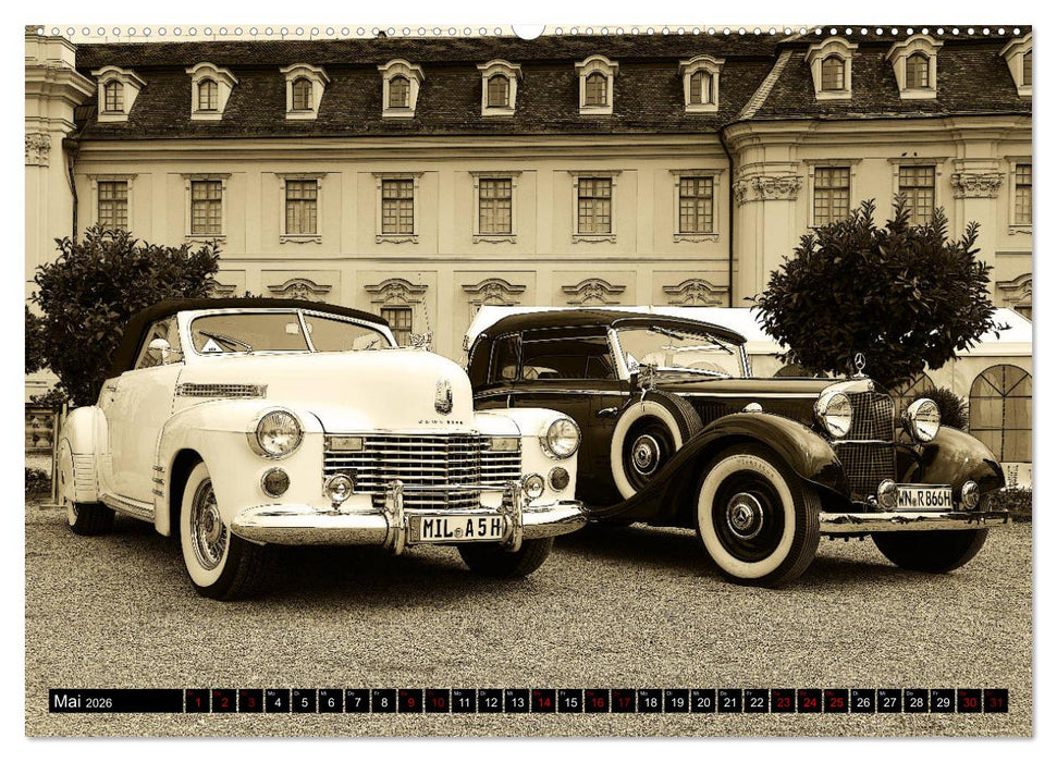 Klassische Automobile (CALVENDO Premium Wandkalender 2026)