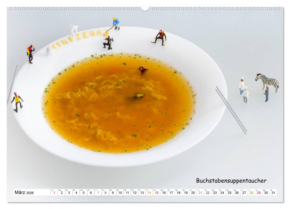 Blaumacher ... und andere Mini-Welten (CALVENDO Premium Wandkalender 2026)