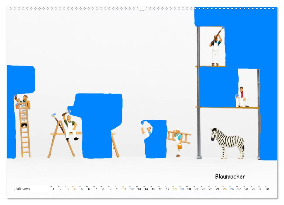 Blaumacher ... und andere Mini-Welten (CALVENDO Premium Wandkalender 2026)