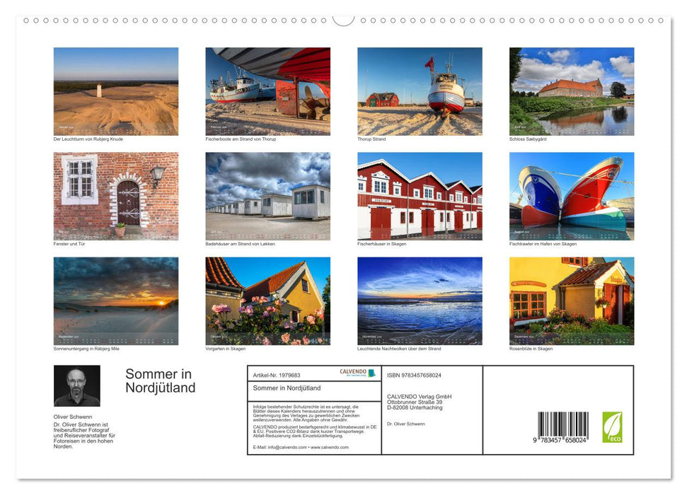 Sommer in Nordjütland (CALVENDO Premium Wandkalender 2026)