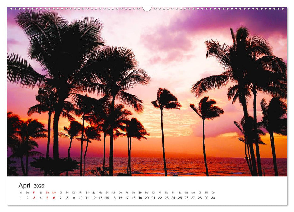 Himmlisches Hawaii (CALVENDO Premium Wandkalender 2026)